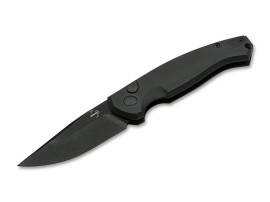 Boker Plus Karakurt Black Automatic Knife Black Drop Point