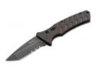 Boker Plus Strike Coyote Brown Automatic Knife D2 Tanto Serrated 