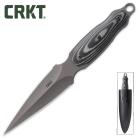 CRKT Black Micarta Boot Knife Titanium Nitrite