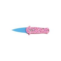 California Legal Automatic Knife Compact and Powerful Pink Cupcake