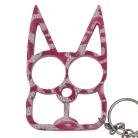 Cat Knuckle Keychain Weapon Pink Camo