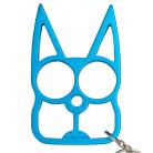 Cat Knuckle Keychain Weapon Teal