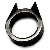 Cat Ring Self Defense Finger Tool Black