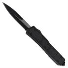 Charcoal Black D/A OTF Automatic Knives Black Bayo Dagger Dozen