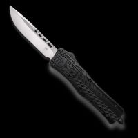 CobraTec CTK-1 D/A OTF Auto, 3.00" D2 Drop Blade, Aluminum Handle Black