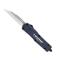 CobraTec FS-3 Blue Trump Auto, 3.00" D2 Wharncliffe Blade, Aluminum Handle