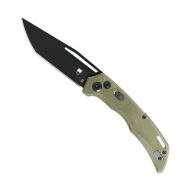 CobraTec Koa OD Green Automatic Knife Tanto Blade Black D2 Steel
