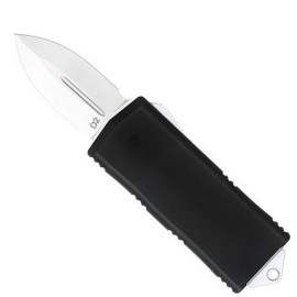 CobraTec Money Clip Black D/A OTF Automatic Knife D2 Dagger