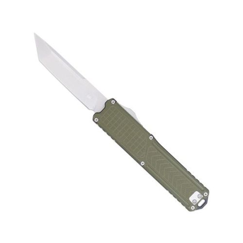 CobraTec OD Green G10 Ranger Auto, 3.25" D2 Tanto Blade, Aluminum Handle