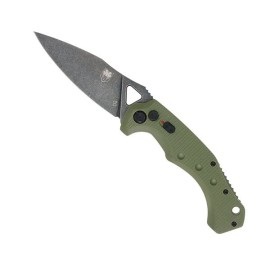 CobraTec OD Green Ryker, 3.75" Auto D2 Blade, OD Green G10 Handle ODGAFRYK