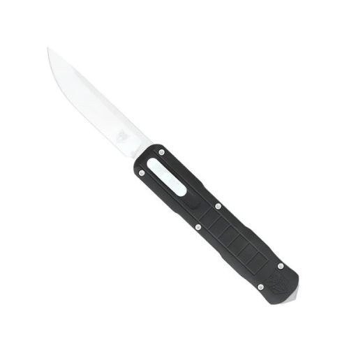 CobraTec Raptor Black Auto, 3.13" D2 Blade, Aluminum Handle