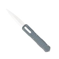 CobraTec Raptor Gray Auto, 3.13" D2 Dagger Blade, Aluminum Handle