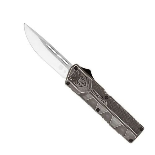 CobraTec Stonewash Lightweight Auto, 3.5" D2 Blade, Aluminum Handle