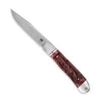 CobraTec Trapper Hidden Release Automatic Knife Red Bone