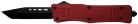 Cutting Edge Heretic Red D/A OTF Automatic Knife Tanto