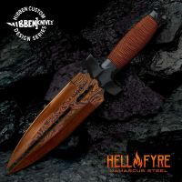 Hibben Hellfrye Damascus Double Shadow