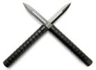 Defender Extreme Non Interlocking Concealed Baton Knife Set Black Dagger