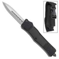 Delta Force Black D/A OTF Automatic Knife Satin Dagger