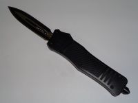 Delta Force Black D/A OTF Automatic Knife Black Dagger