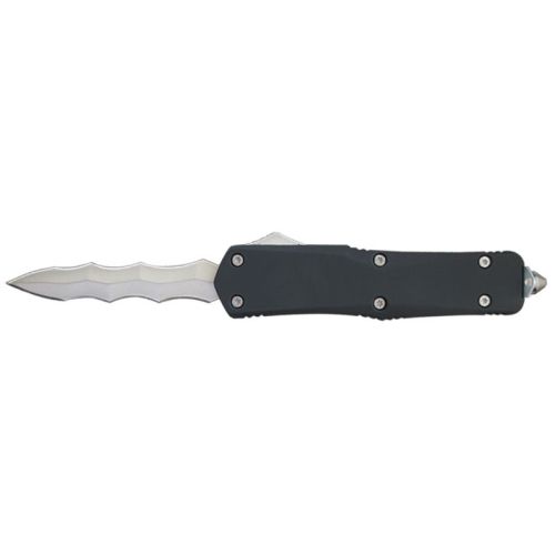 Delta Force Black D/A OTF Automatic Knife Satin Kriss