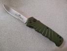 Delta Force Green Side Opening Automatic Knife Drop Serrated