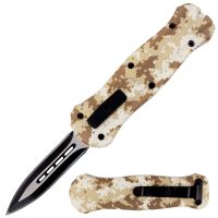 Demon Mini Desert Camo D/A OTF Automatic Knife Dagger