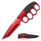Dragon Fire Red Knuckle Trench Knife