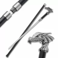 Dragon's Lair Sword Cane 39.5" Satin