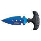 Elite Edge Blue Palm Push Dagger Knife