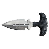 Elite Edge Silver Palm Push Dagger