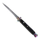 Extra Large 12.5" Black Titanium Stiletto Automatic Knife Bayo