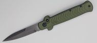 Fort Knife Works Arrow Army Green Side Open Automatic Knife D2 Stonewash Bayonet