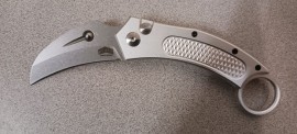 Fort Knife Works Karambit Silver S/O Auto Knife SW