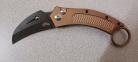 Fort Knife Works Karambit Gold S/O Auto Knife BSW