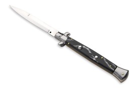 Frank Beltrame 11 Inch Italian Stiletto Imitation Horn Bayonet Automatic Knife