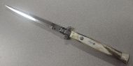Frank Beltrame Knives 11" Italian Stiletto Automatic Knife Brazilian Horn Bayonet