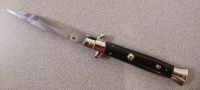 Frank Beltrame 9" Black Automatic Knife Polished Dagger