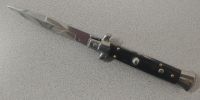 Frank Beltrame 9 Inch Dark Horn Stiletto Automatic Knife Bayonet