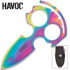 Havoc Rainbow Palm Push Dagger