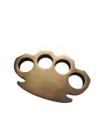 Heavy Antique Brass Steel 600 Grams Brass Knuckle Paperweight