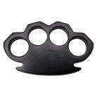 Solid Heavy Duty 11 oz Black Brass Knuckle Duster Paperweight