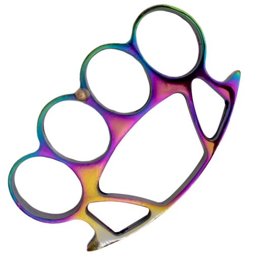 Hercules Brass Knuckles Rainbow Belt Buckle Paperweight