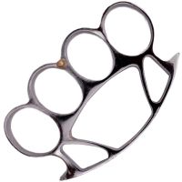 Hercules Brass Knuckles Silver Belt Buckle Paperweight