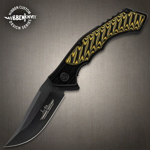 Hibben Yellow Jacket Whirlwind Pocket Knife GH5131