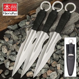 Honshu Kunai Throwing Knife Set