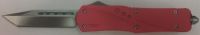 Impaler Red D/A OTF Automatic Knife Satin Tanto VG-10 Blade