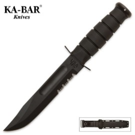 KA-BAR Black Classic Marine Survival Knife Serrated