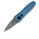 Kershaw Launch 4 Teal Automatic Knife Stone Wash