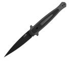 Kershaw Launch 8 Gray Carbon Fiber Automatic Knife Black Bayo