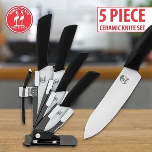 Kissing Crane Culinary Craft Ceramic Knife Set